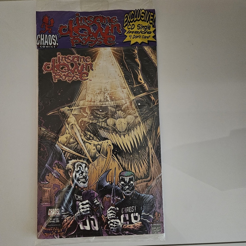 Insane Clown Posse: the Pendulum #2 (Chaos! Comics April 2000) With CD